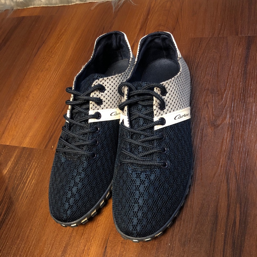 Blue & Grey Cartinr Athletic Sneaker.